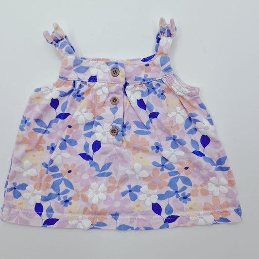 Blusa flores 6M marca Carters