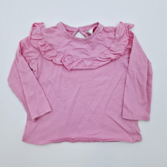 Blusa rosada 12M marca H&M