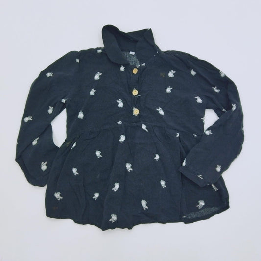 Camisa negra perritos 6T