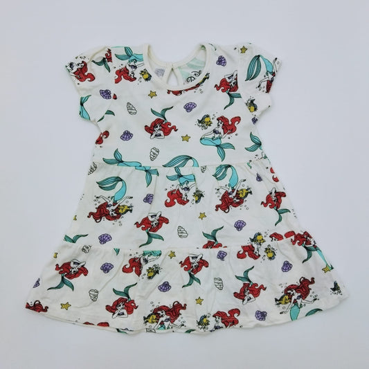 Vestido Sirenita Ariel niña talla 9-12M marca DISNEY 80cm