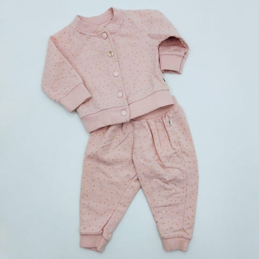 Conjunto roado de puntos 3-6M marca Baby Fresh