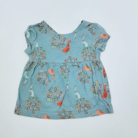 Blusa de pavos 12M marca Carters