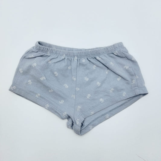 Short azul de rosas 12M marca H&M