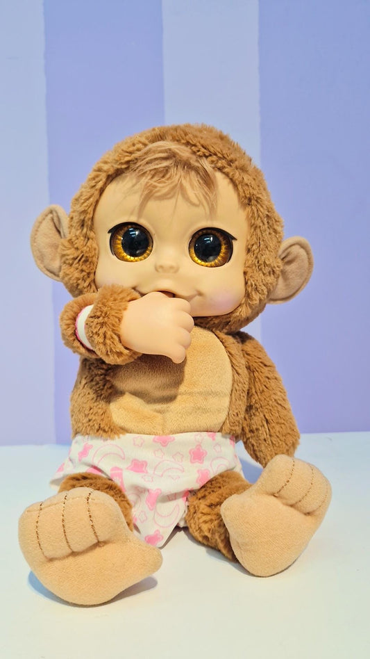 Chimpancé de Peluche para bebé Animal Babies Deluxe