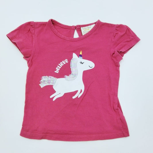 Blusa unicornio 18M marca Baby Yampi