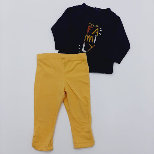 Conjunto azul y amarillo 2T