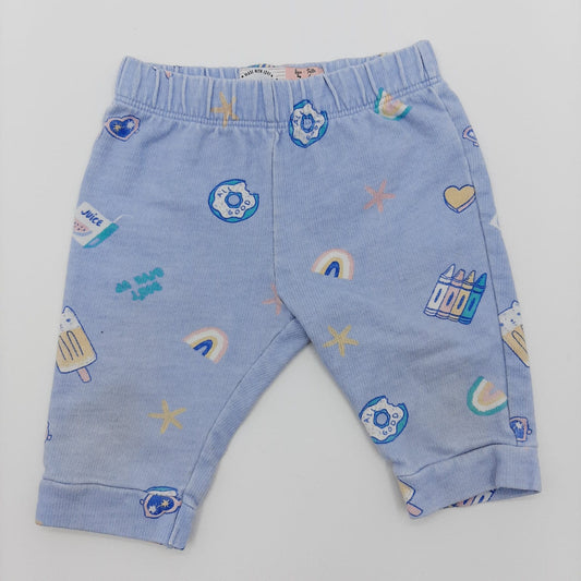 Pantalon azul de rosquillas 3-6M marca Offcorss