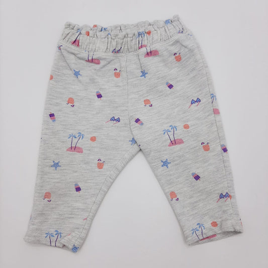 Pantalon gris paletas 6-9M marca Offcorss