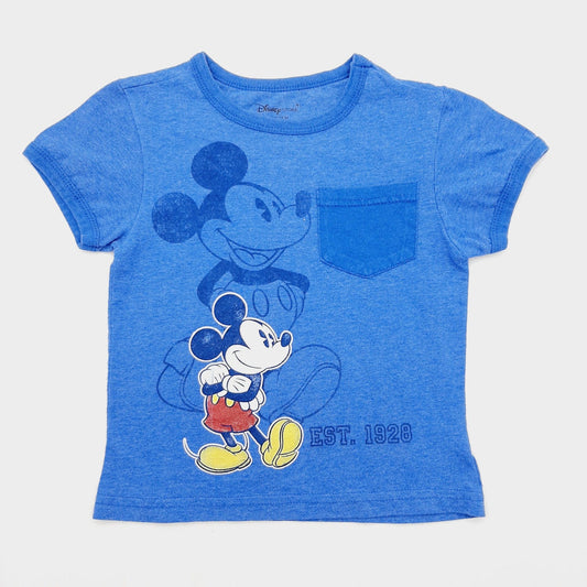 Camibuso azul de mickey 3T marca Disney