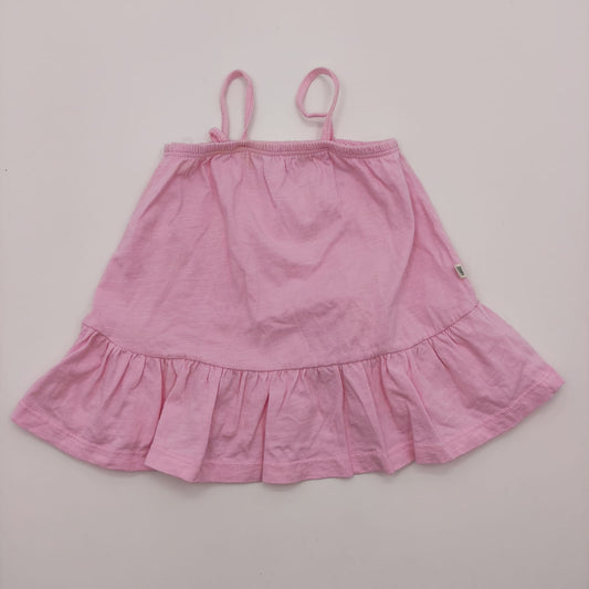 Vestido rosado de tiritas 3-6M marca Baby Fresh