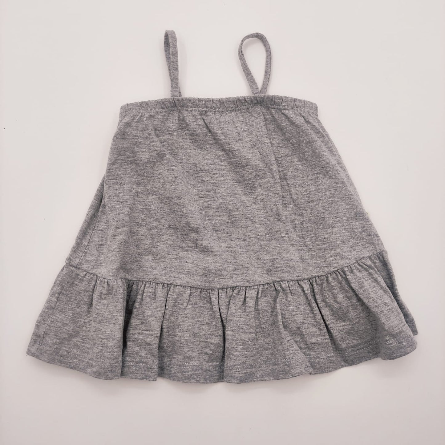 Vestido gris tiritas 3-6M marca Baby Fresh