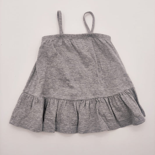 Vestido gris tiritas 3-6M marca Baby Fresh