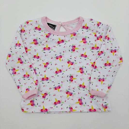 Blusa de unicornio 18M