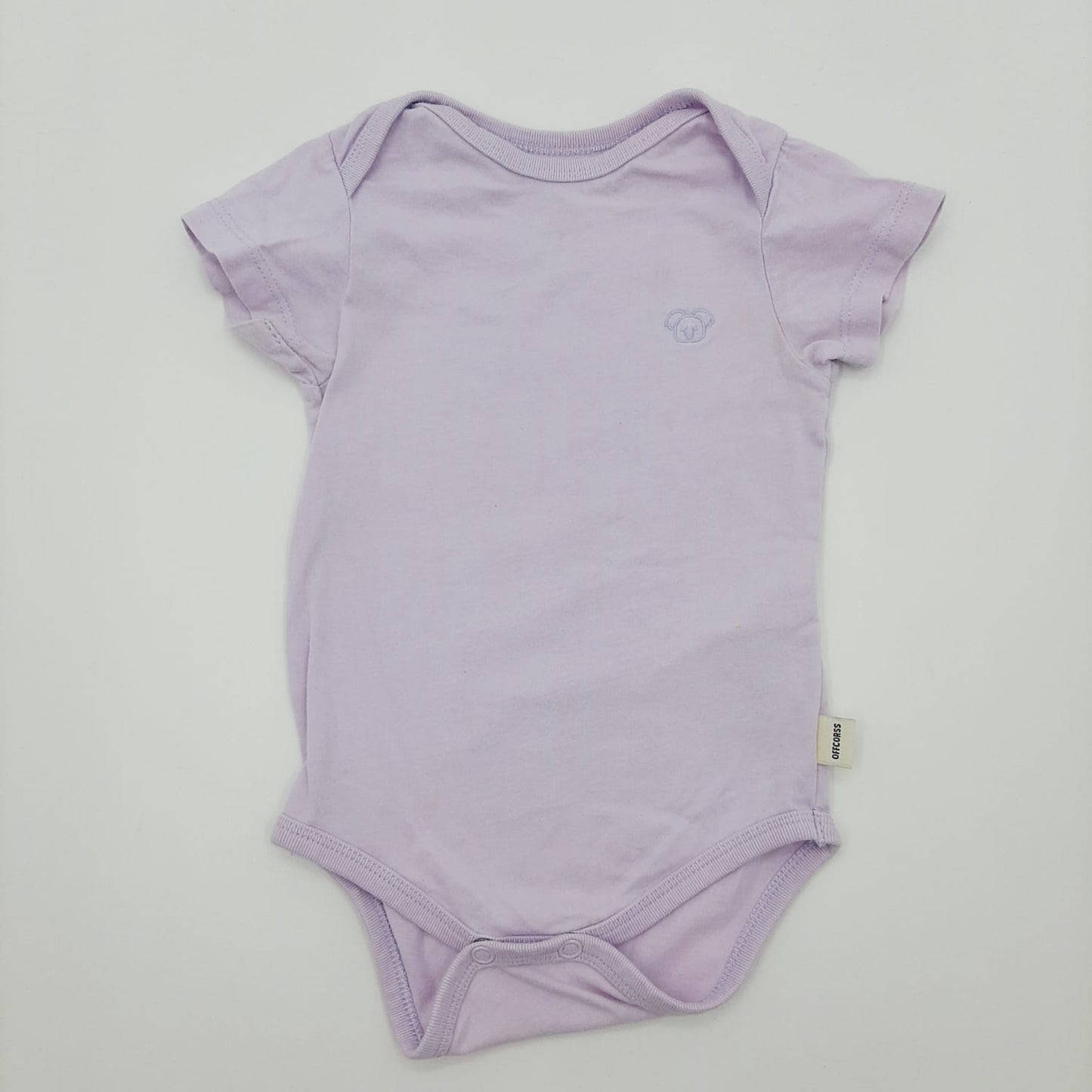 Body morado 6-9M marca Offcorss