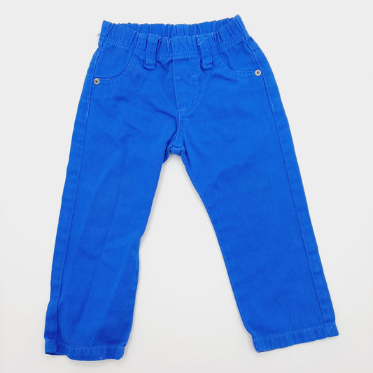 Pantalon azul en resorte 18-24M marca Coqui