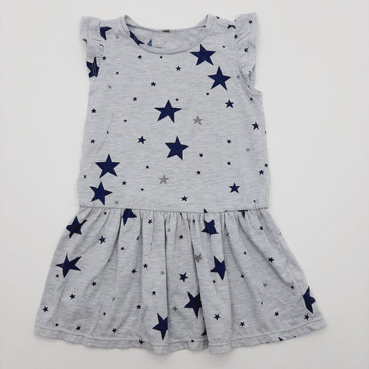 Vestido gris de estrellas 4T