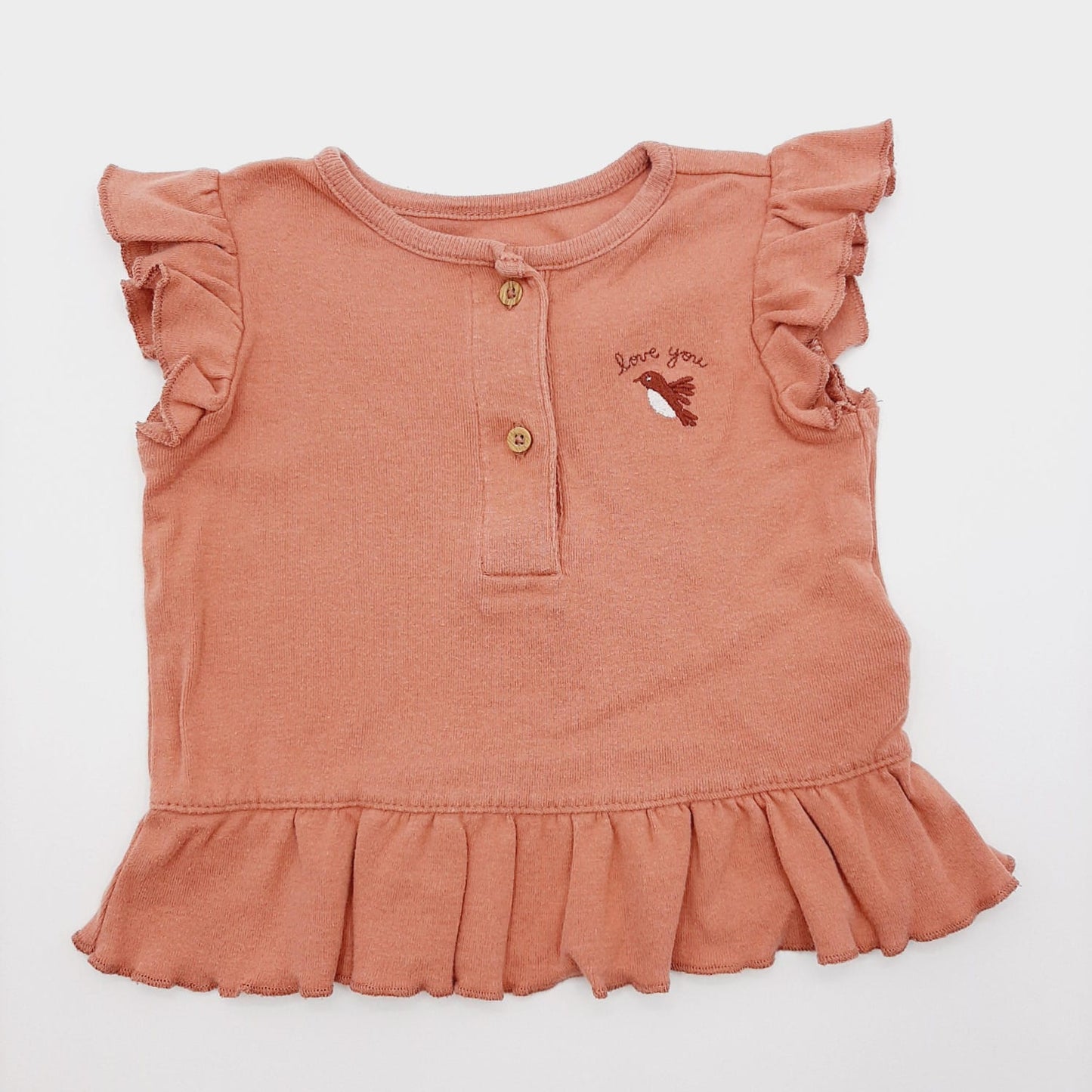 Blusa de pajarito 12M marca Carter´s