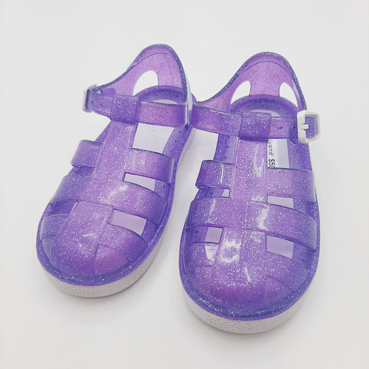 Sandalias de caucho moradas T29 marca Zappi