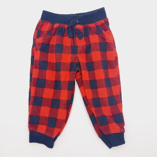 Pantalon de cuadros rojos 12M marca Carter´s