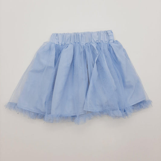 Falda de tutu azul 9-12M