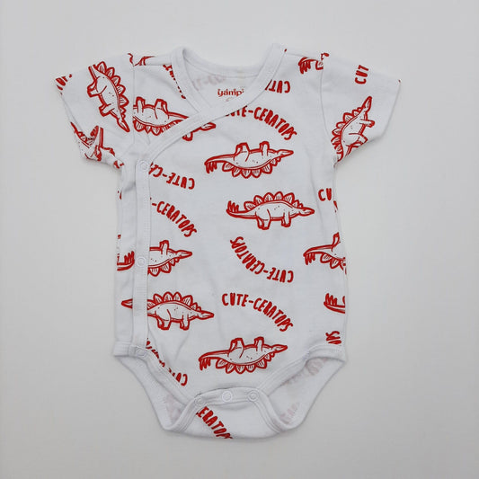 Body de dino rojo 3-6M marca Yampi