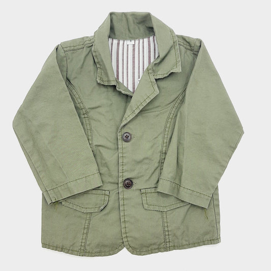 Chaqueta verde de botones 3T