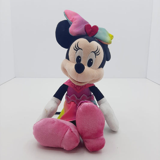 Peluche de Minnie Mouse con vestido brillante