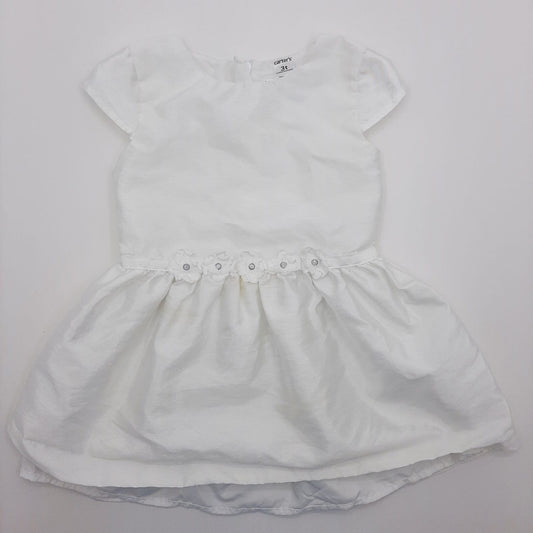 Vestido Blanco de Gala 3T Marca Carters