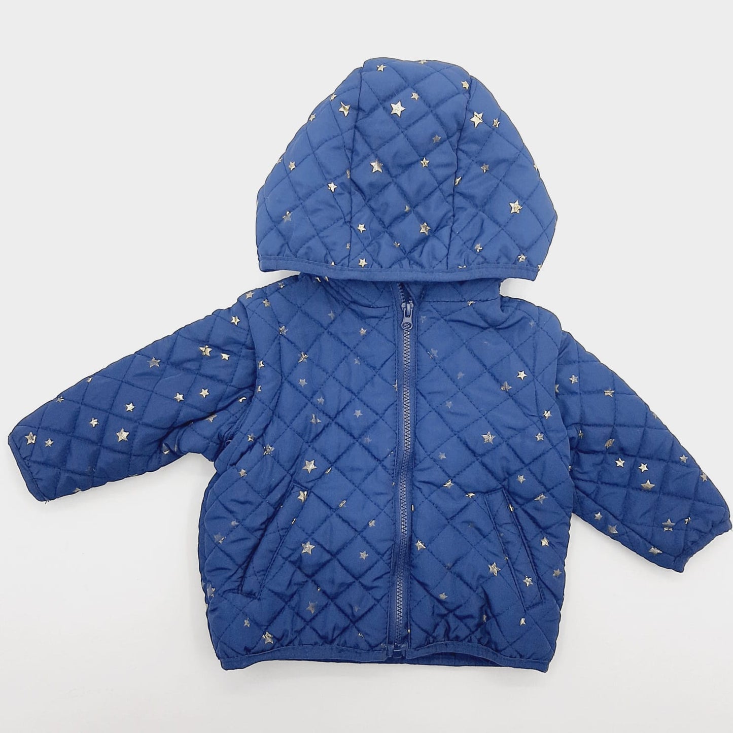 Chaqueta azul estrellas 6-9M Marca Baby fresh