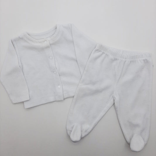 Conjunto Blanco 0-3M Marca Baby Fresh