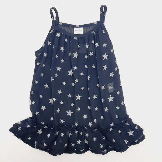 Blusa negra de estrellas 9-12M