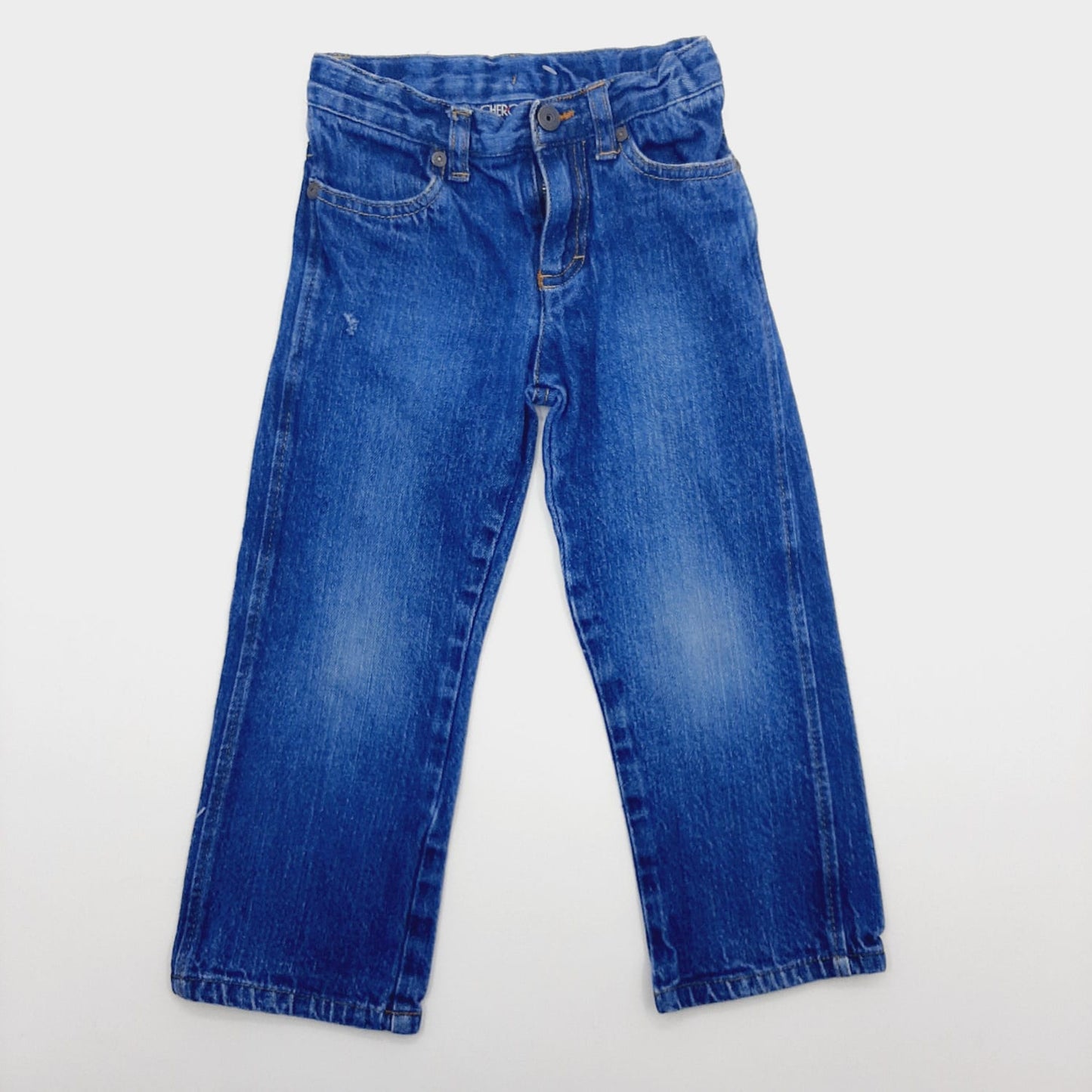 Pantalon de Jean con boton cafe 4T Marca Cherokee