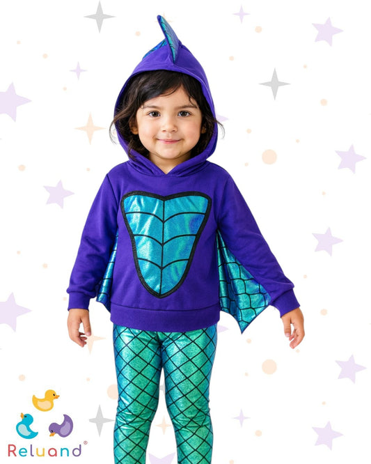 Disfraz De Dragón Místico para Niños Pequeños, Turque, talla 2T.