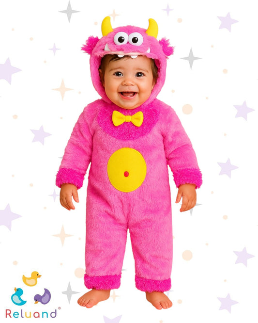 Disfraz de monstruo rosa, marca Rubie´s, talla 12 a 18 meses.