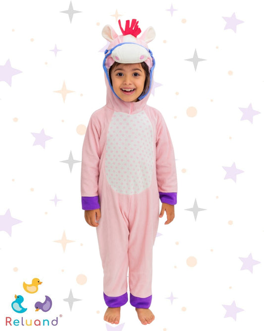 Disfraz de Pony Rosado de la marca Incharacter, talla 12 a 18 meses.