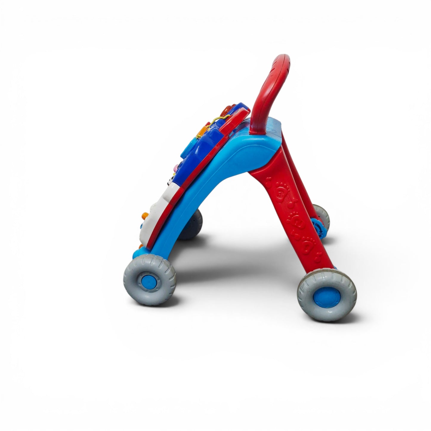 Andadera Caminador Piano Vtech Azul con Rojo — Con Sistema de Freno | Usada