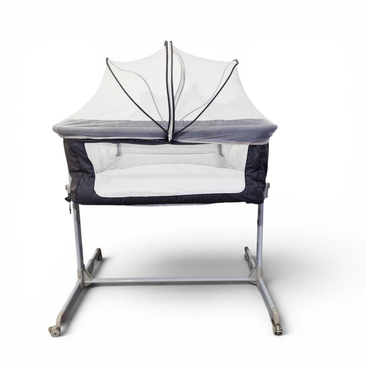 Cuna Colecho Gese Baby Gris Oscuro — Adaptable a la Cama | Usada