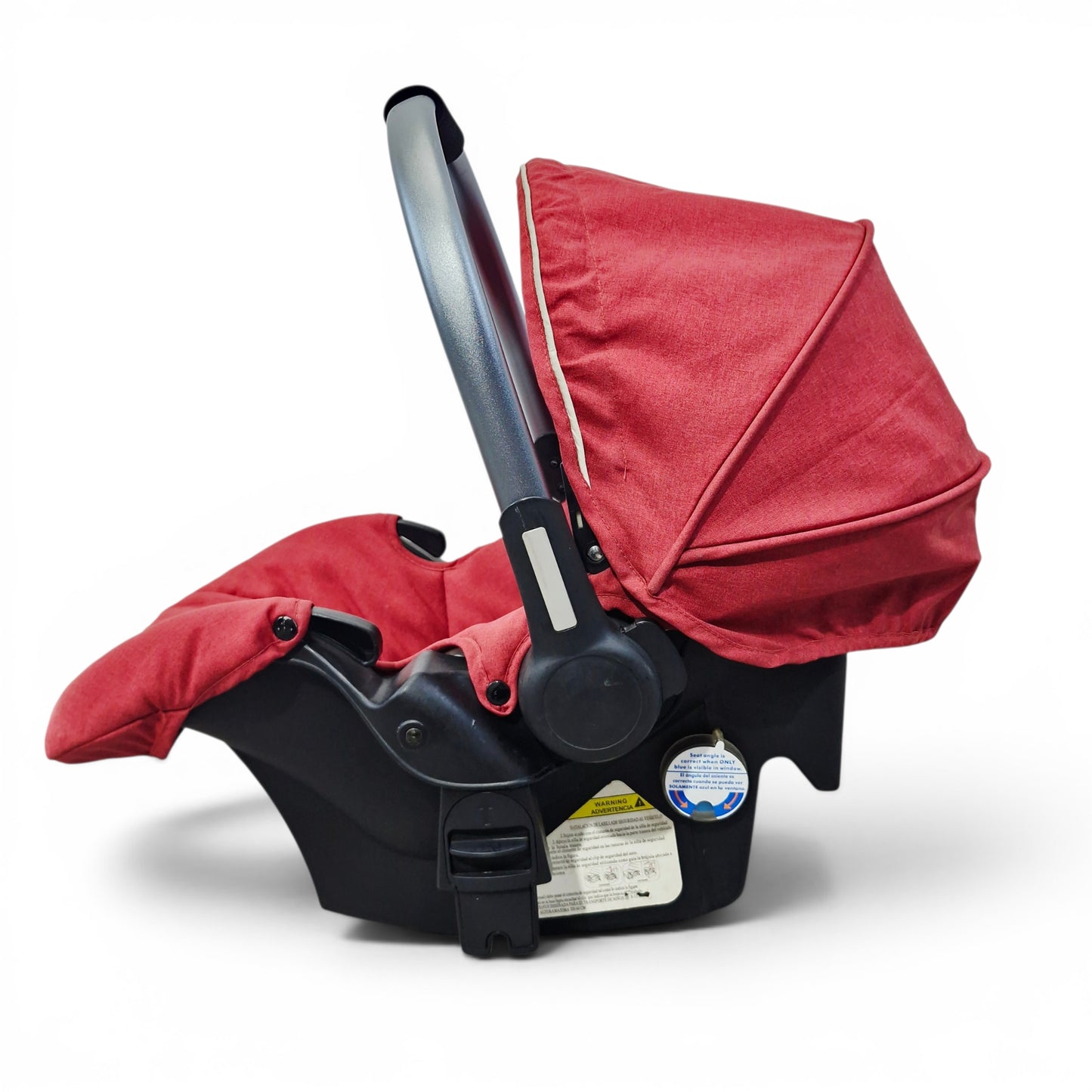 Silla de Carro Tipo Huevito Bebesit Roja Jaspeada | Usada