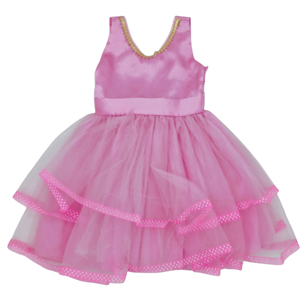 Vestido rosado sencillo — Talla Talla 2T | Usado