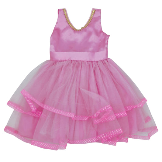 Vestido rosado sencillo — Talla Talla 2T | Usado