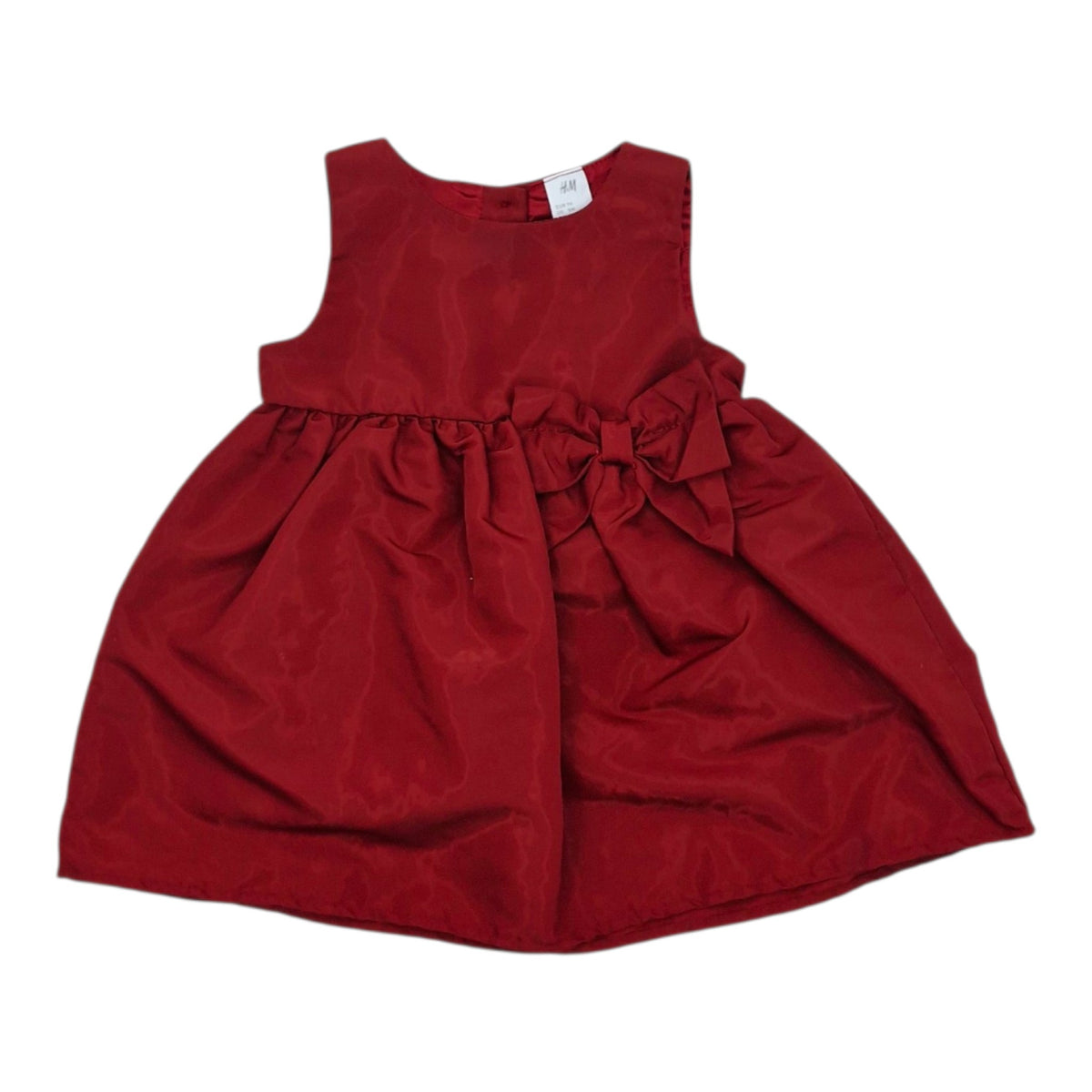 Vestido elegante  vino tinto — Talla 6 a 9 meses | Usado