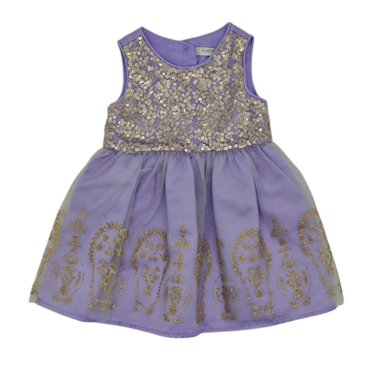 Vestido elegante sin mangas — Talla 6 a 12 meses | Usado