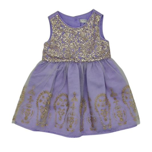 Vestido elegante sin mangas — Talla 6 a 12 meses | Usado