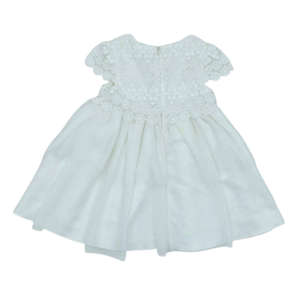 Vestido blanco de gala — Talla 18 a 24 meses | Usado