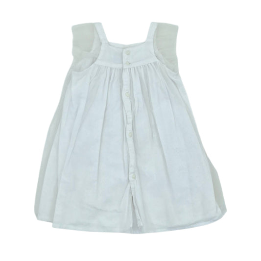 Vestido elegante blanco para niña — Talla Talla 3T | Usado