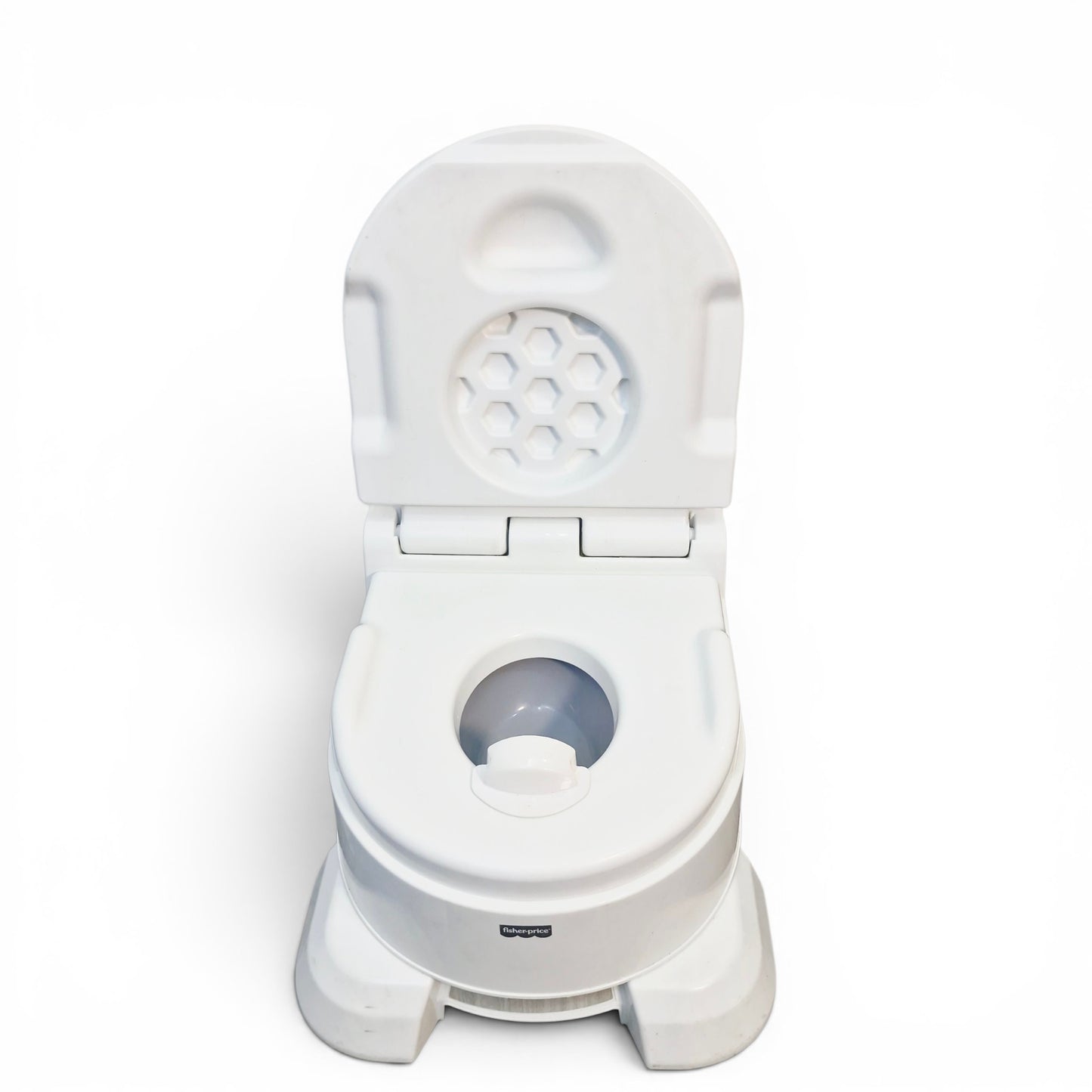 Vasenilla Fisher Price de lujo Blanca 4 en 1 — Con Sonidos Reales de Descarga | Usada