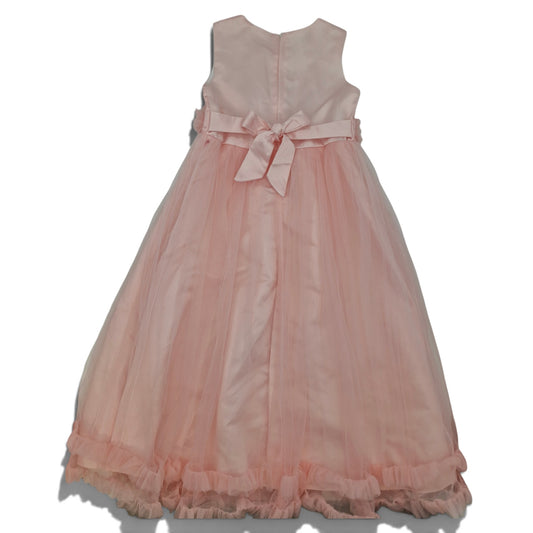 Vestido de Gala elegante  con tul — Talla 9T | Usado
