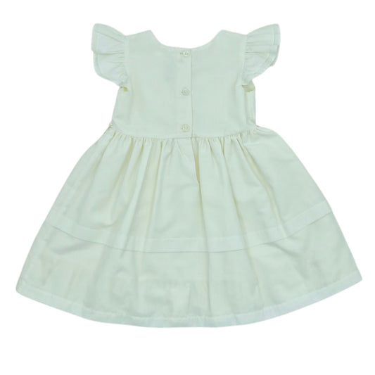 Vetido elegante color crema — Talla 24 a 36 meses | Usado