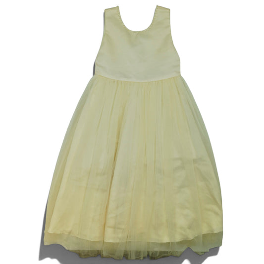 Vestido de gala amarillo crema — Talla Talla 9T | Usado