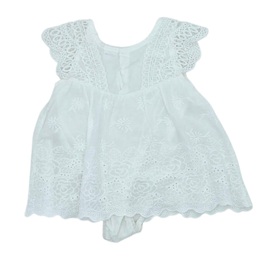 Vestido elegante blanco para bebé — Talla 6 a 12 meses | Usado